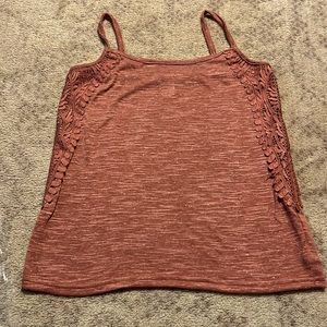 Crochet side tank top